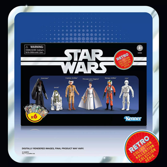STAR WARS 4 - Multipack - 6 Figure Set Retro Collection 10cm