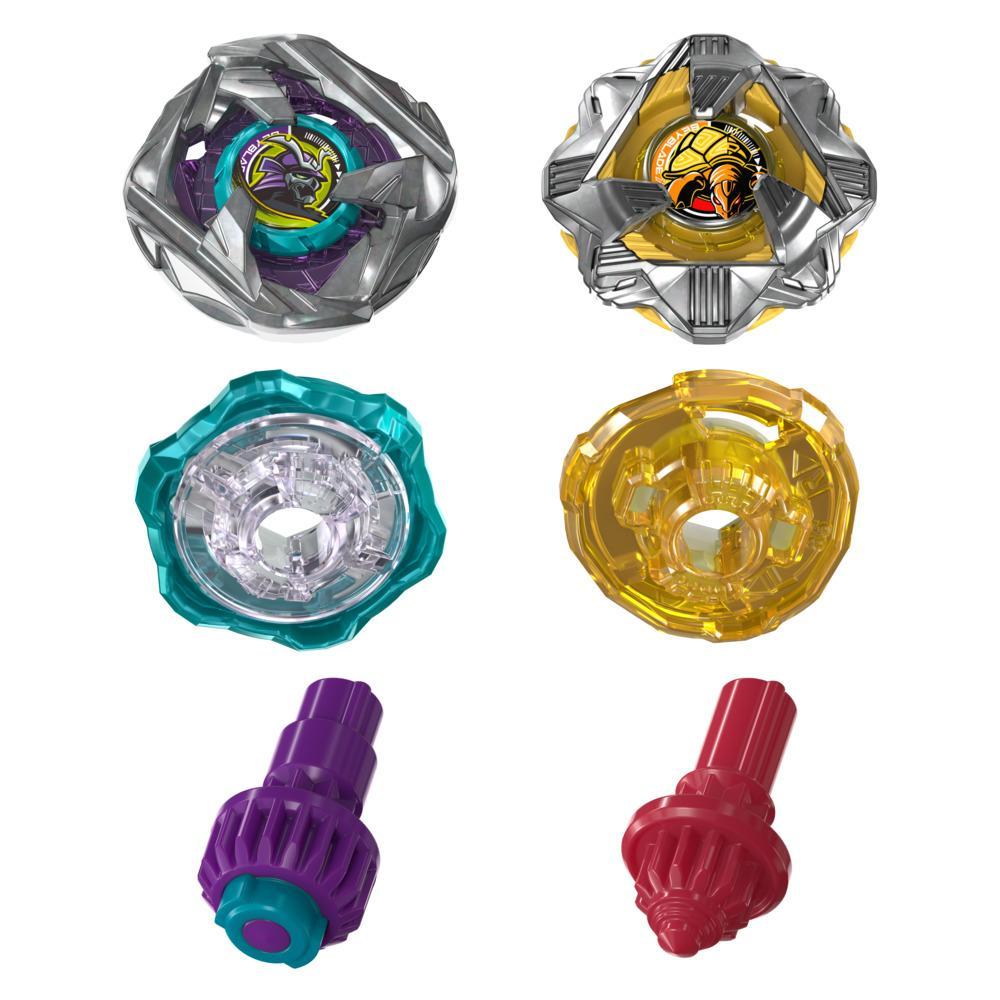 BEYBLADE X - Calibur Samurai 6-70M & Obsidian Shell 3-85S