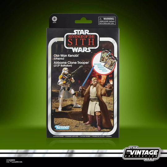 STAR WARS 3 - Obi-Wan & Clone Trooper - Figure Vintage Collection 10cm
