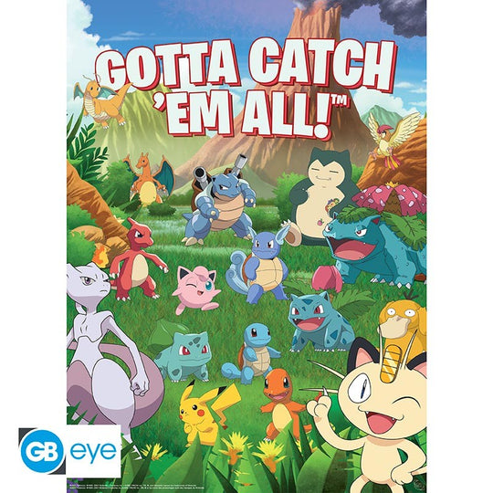 POKEMON - Decorations - Set 2 posters '52x38'