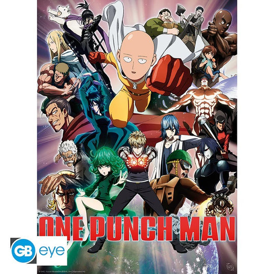 ONE PUNCH MAN - Saitama & Genos - Set 2 posters '52x38'