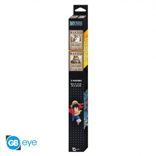 ONE PIECE - Usopp & Franky - Set 2 posters '52x38'