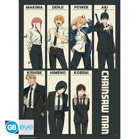 CHAINSAW MAN - Devil Hunters - Set 2 posters '52x38'