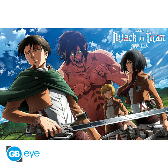 ATTACK ON TITAN - Ready to fight! - Poster 91x61cm