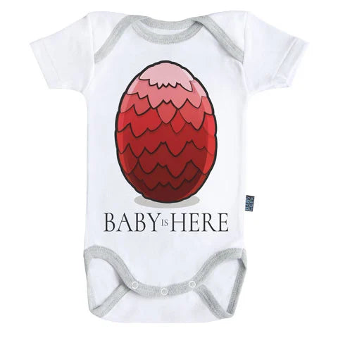 GAME OF THRONES - Baby Body - Baby is Here - Red (18-24 Month)