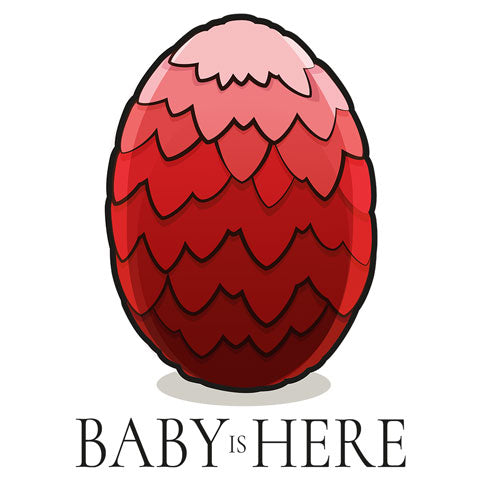 GAME OF THRONES - Baby Body - Baby is Here - Red (18-24 Month)