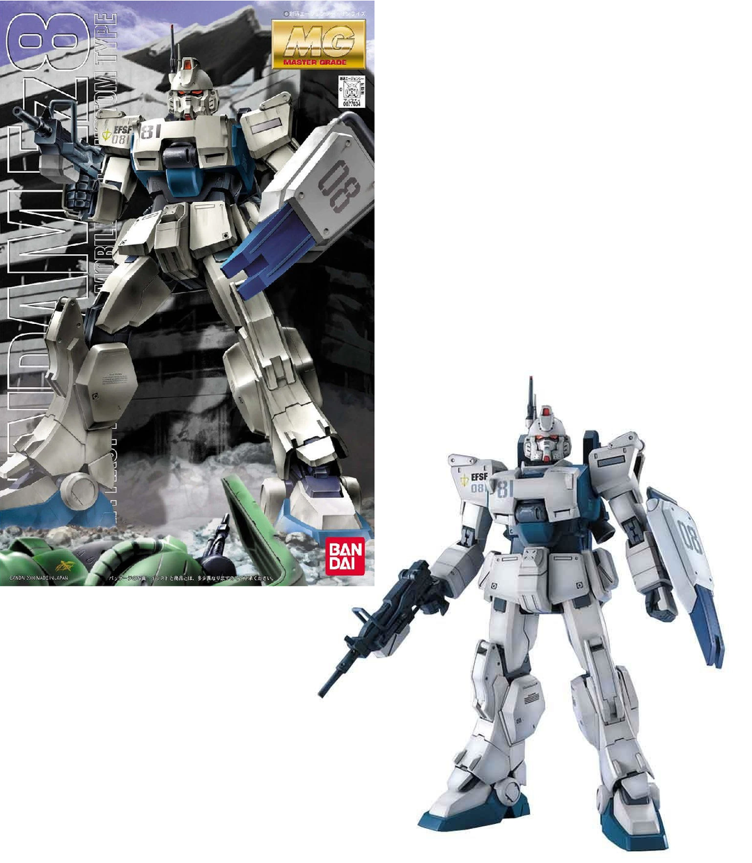 GUNDAM - Model Kit - Master Grade - RX-79 Gundam EZ8 - 18CM