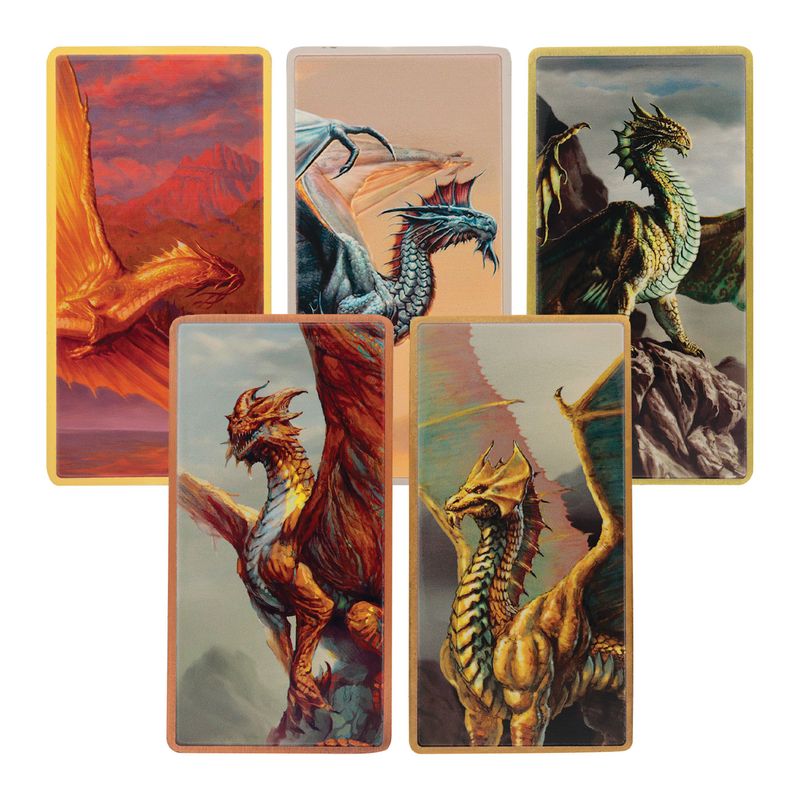 DUNGEONS & DRAGONS - Dragons - 5 Ingot Set