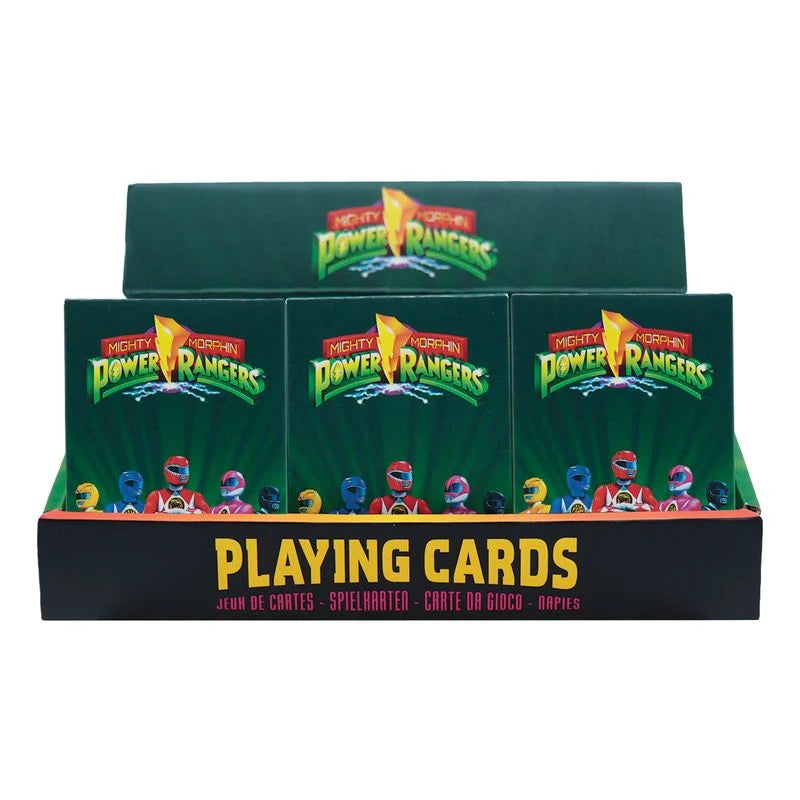 POWER RANGERS - Playing Cards CDU Containing 12 Packs