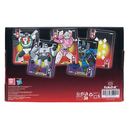 TRANSFORMERS - Playing Cards CDU Containing 12 Packs