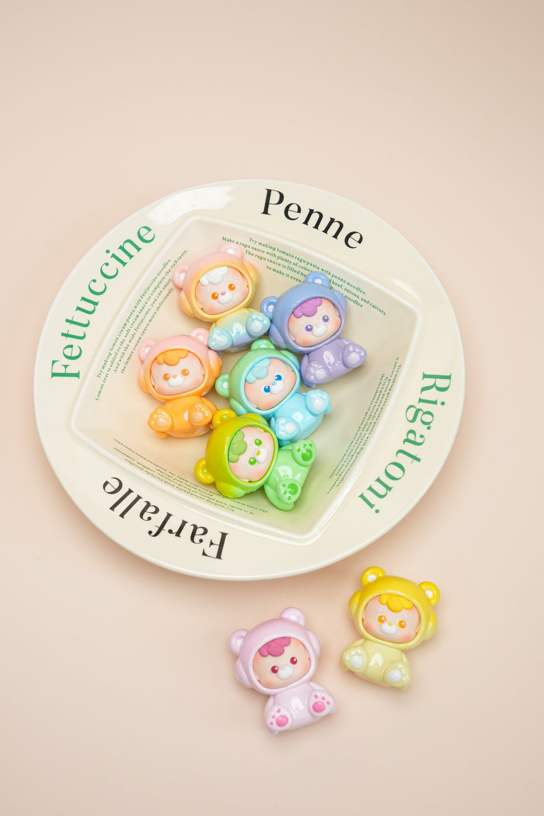 HIDDEN WOOO-Diuidiu Baby be your BB bears Series Blind Box (18pcs)-4cm