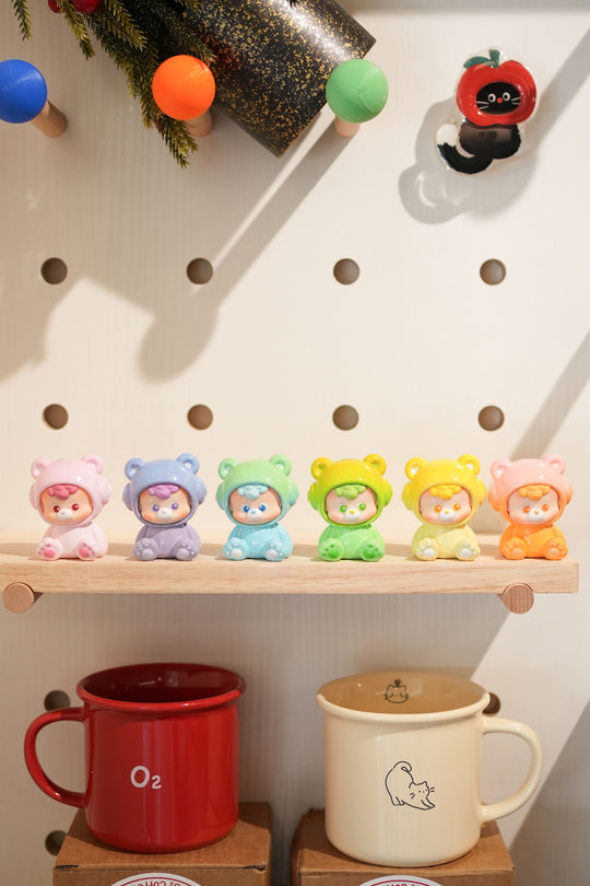 HIDDEN WOOO-Diuidiu Baby be your BB bears Series Blind Box (18pcs)-4cm