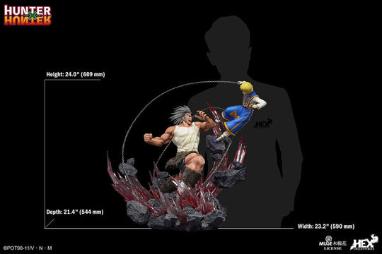 HUNTER X HUNTER - Kurapika VS Uvogin - Statue Elite Dynamic 61cm