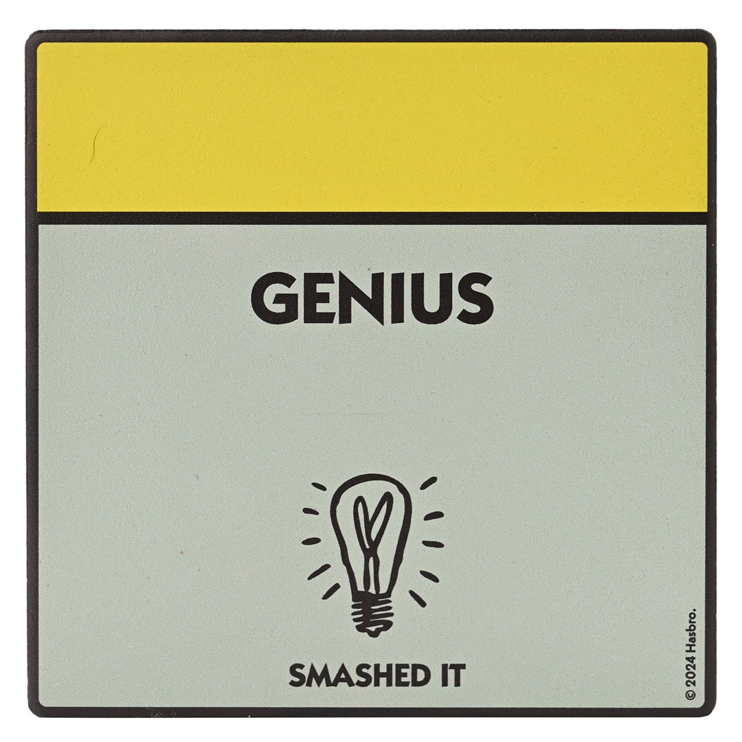 MONOPOLY - Genius - Ceramic Square Coaster