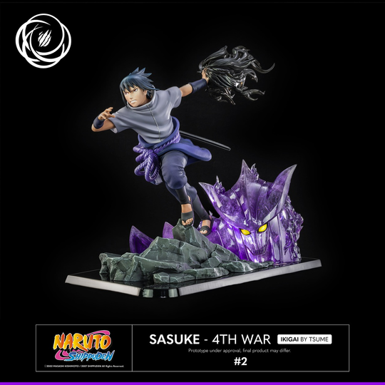 NARUTO - Sasuke Uchiwa Ikigai - 4th War - Resin Statue 1/6 By Tsume