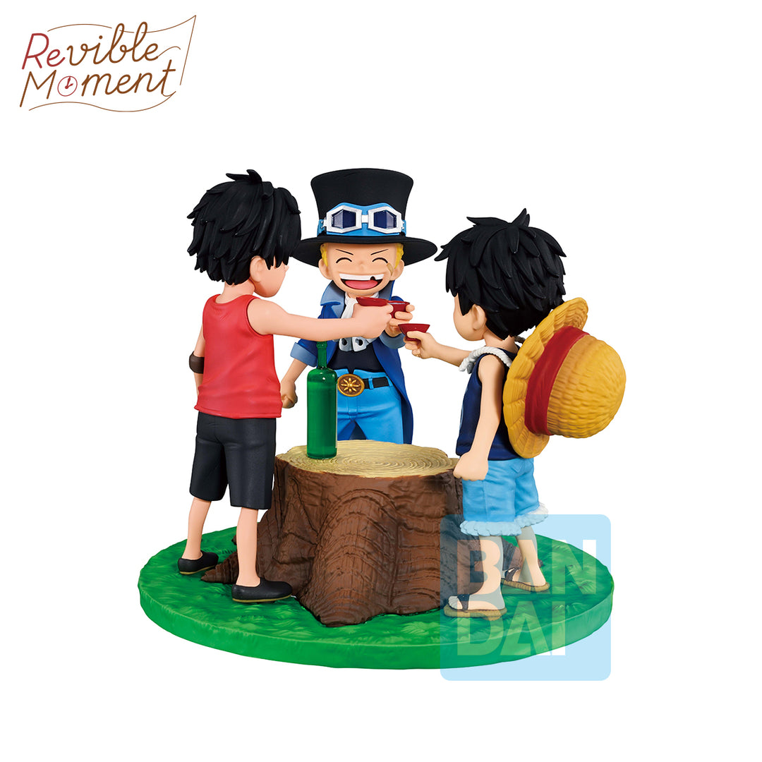 ONE PIECE - Ace & Sabo & Luffy - Figure Dramatic Memories 10cm