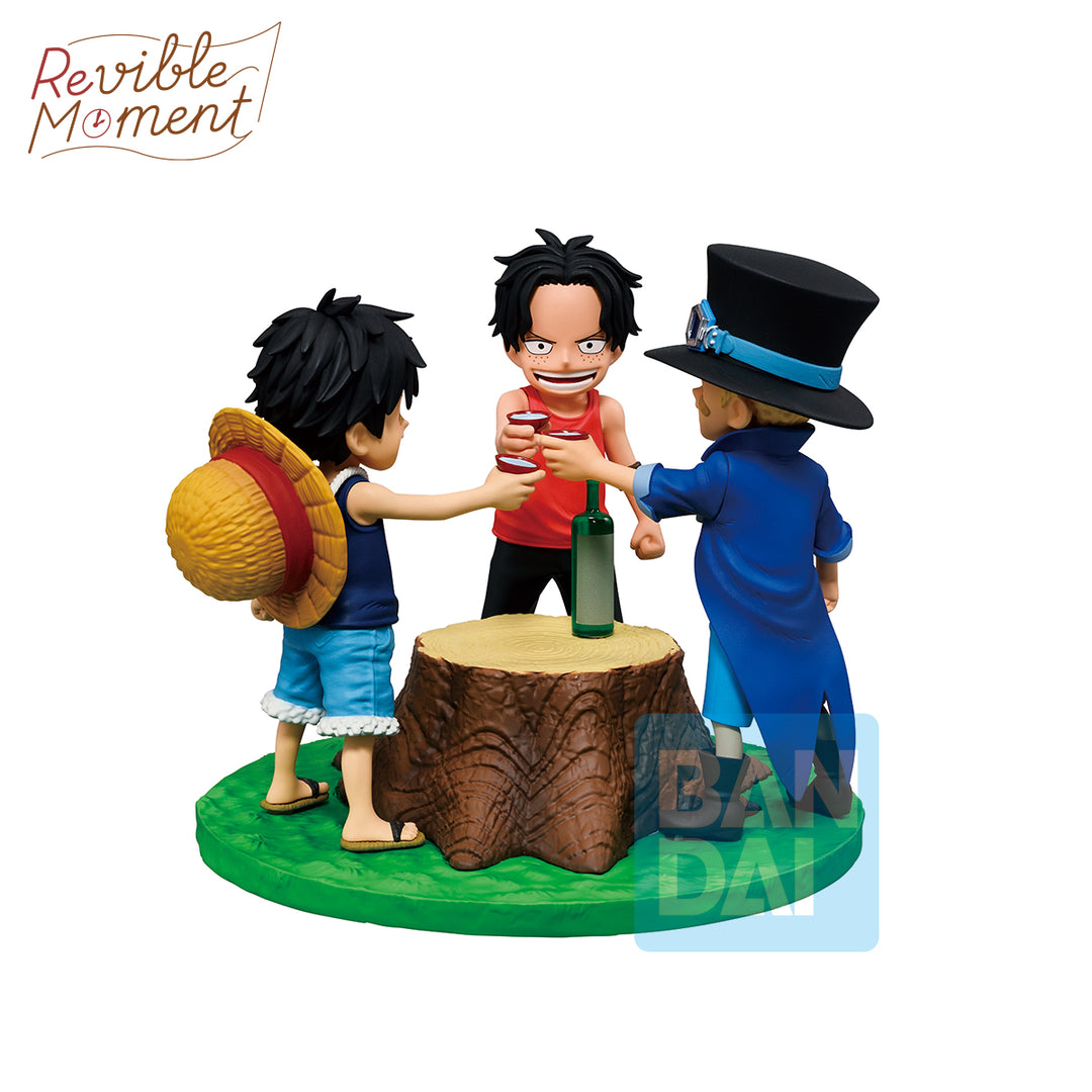 ONE PIECE - Ace & Sabo & Luffy - Figure Dramatic Memories 10cm