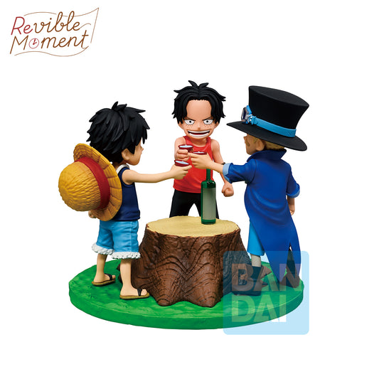 ONE PIECE - Ace & Sabo & Luffy - Figure Dramatic Memories 10cm