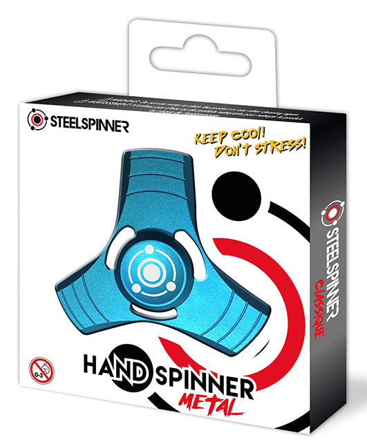 SPINNER METAL / HAND FINGER - Trispin Alu Pces 'Random Color'