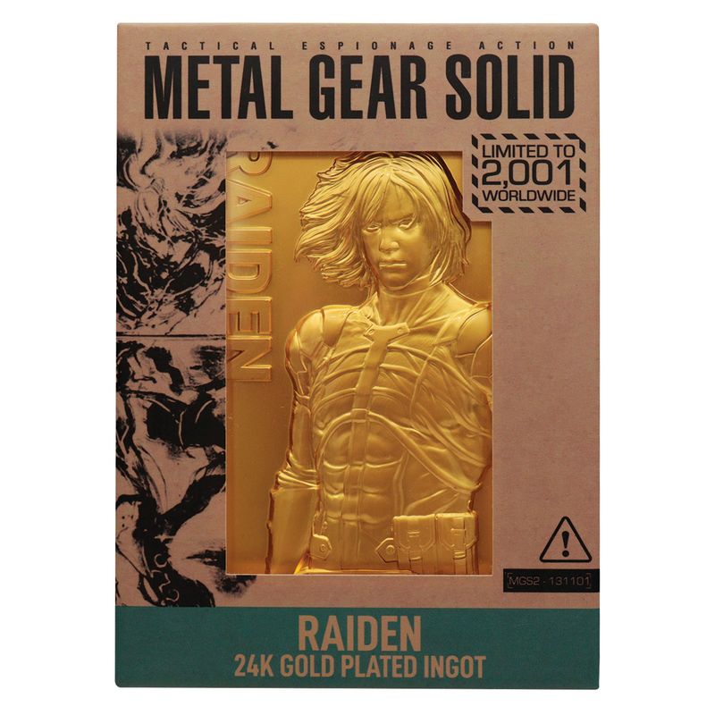 METAL GEAR SOLID 2 - Raiden - Limited Edition Ingot