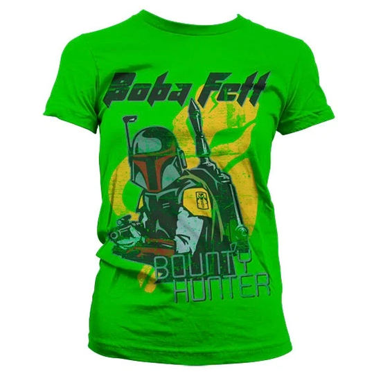STAR WARS - T-Shirt Boba Fett - Bounty Hunter GIRL (L)