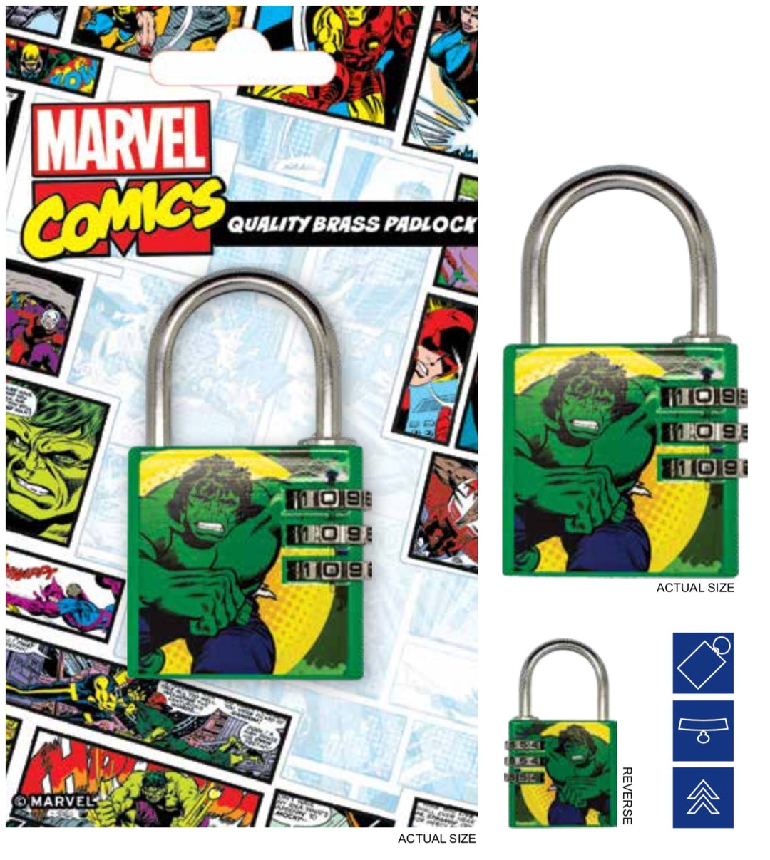 MARVEL - Brass Padlock - Hulk
