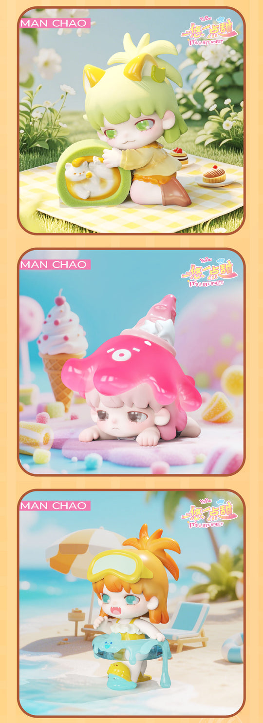 MANCHAO - Youbu It's a bit sweet BLIND BOX (9pcs) - 6-8cm