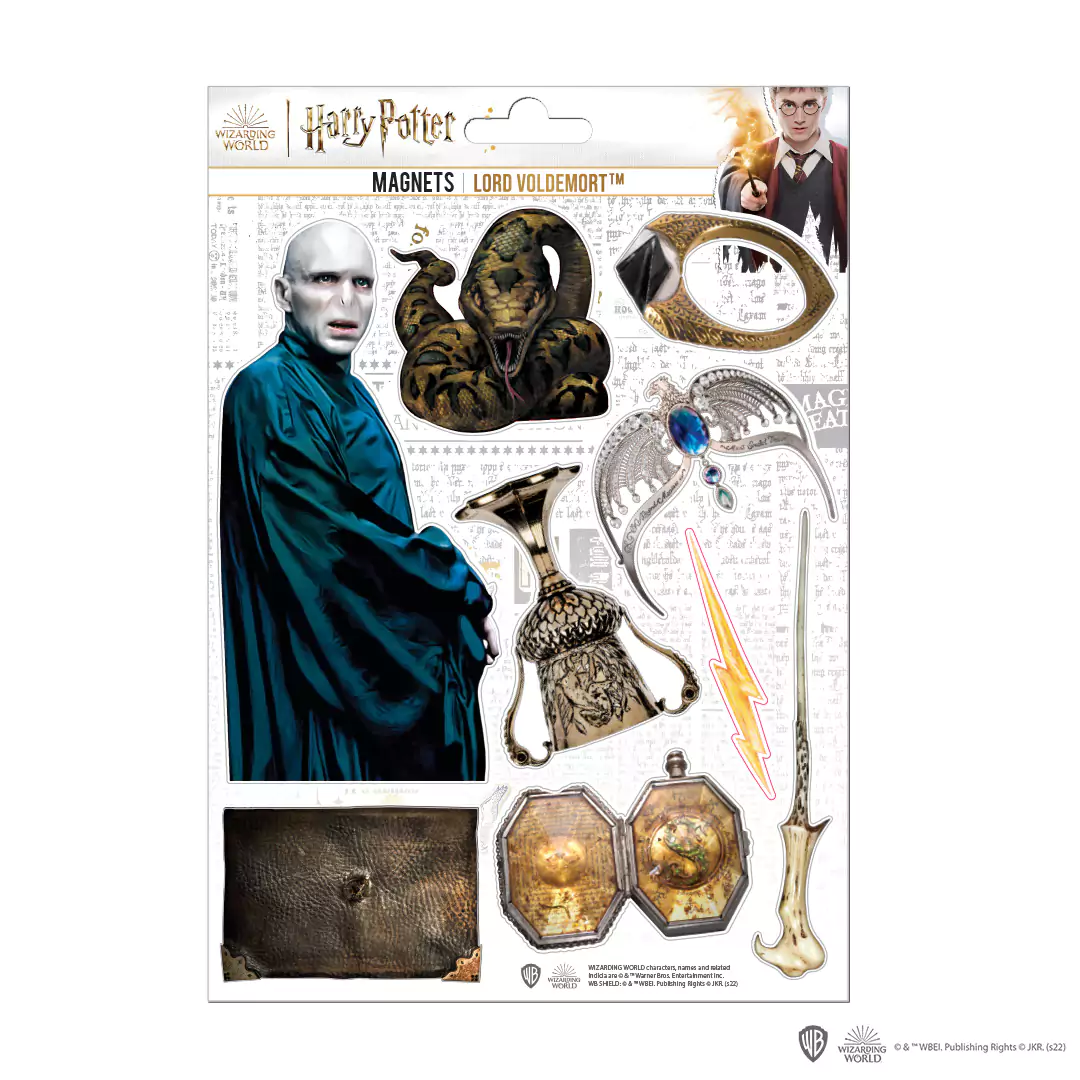 HARRY POTTER - Voldemort - Board of 9 foam magnets