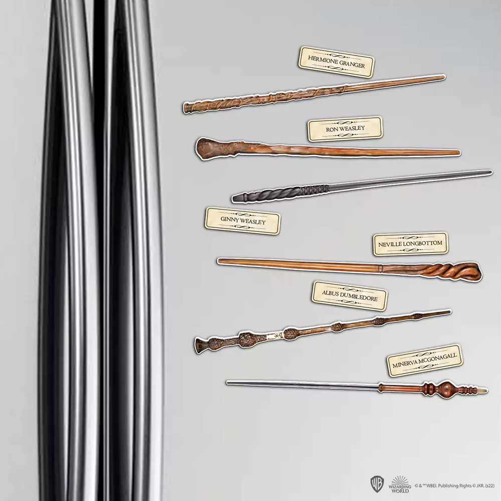 HARRY POTTER - Wand 02 - Board of 12 foam magnets