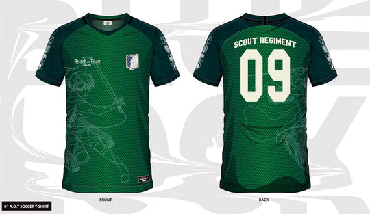 ATTACK ON TITAN - Scout Regiment 09 - Soccer Jersey Men (XL)