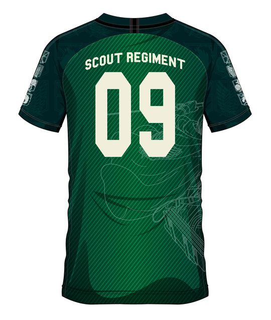 ATTACK ON TITAN - Scout Regiment 09 - Soccer Jersey Men (S)