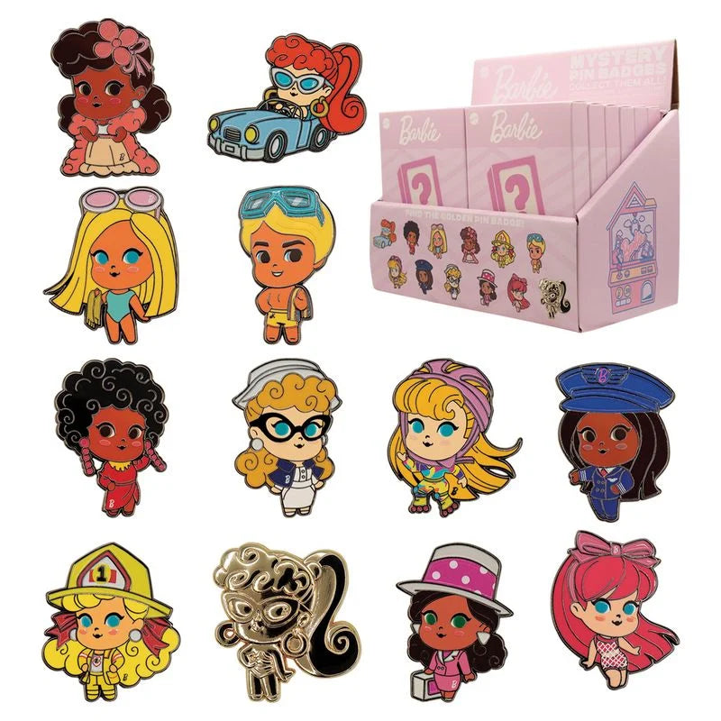 BARBIE - Mystery Box of 12 Pin Badge