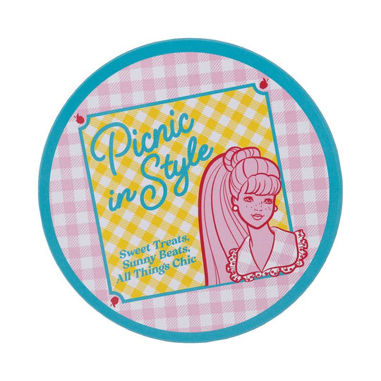 BARBIE - 4 Embossed Metal Coasters