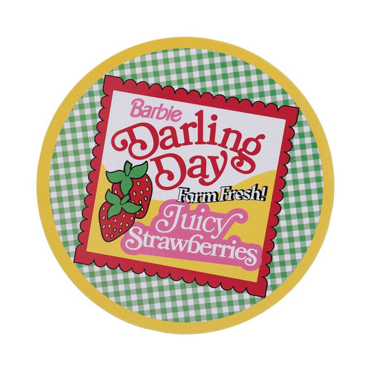 BARBIE - 4 Embossed Metal Coasters