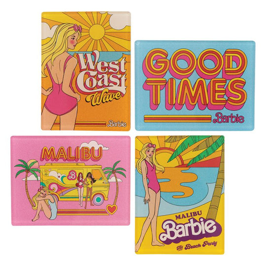 BARBIE - Malibu Barbie - Set of 4 magnets