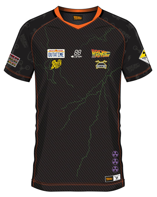 BACK TO THE FUTURE - Hey McFly 85 - Soccer Jersey Men (L)