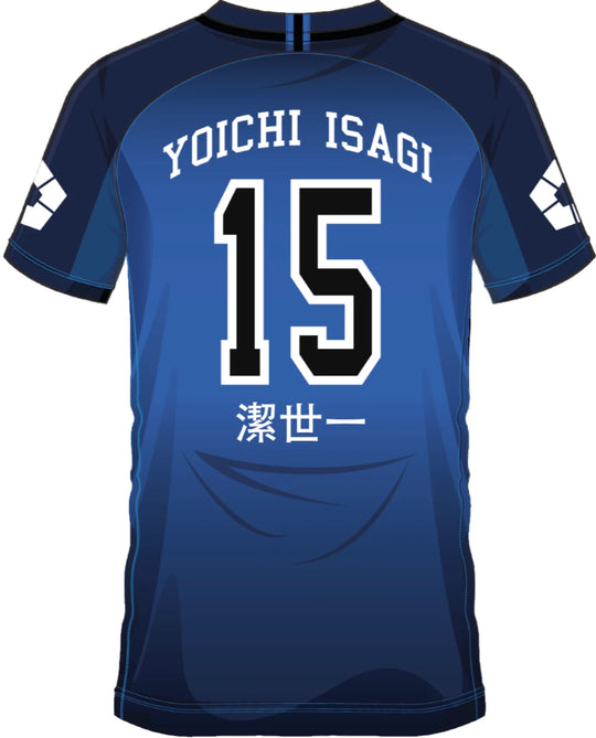 BLUE LOCK - Yoichi Isagi 15 - Soccer Jersey Men (XXL)