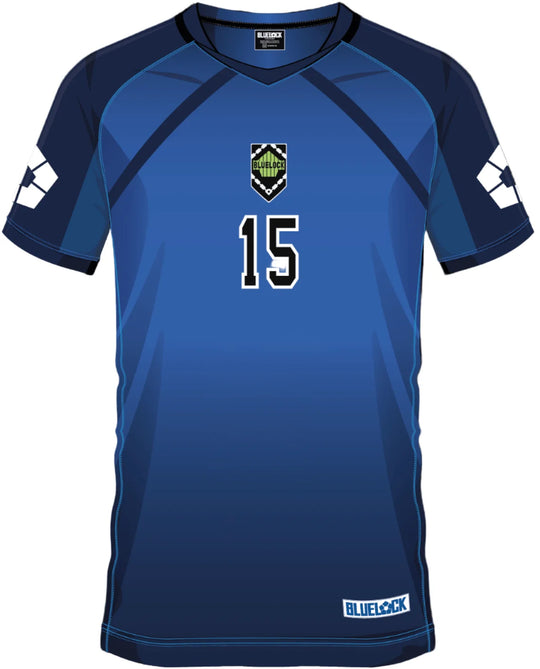 BLUE LOCK - Yoichi Isagi 15 - Soccer Jersey Men (XXL)