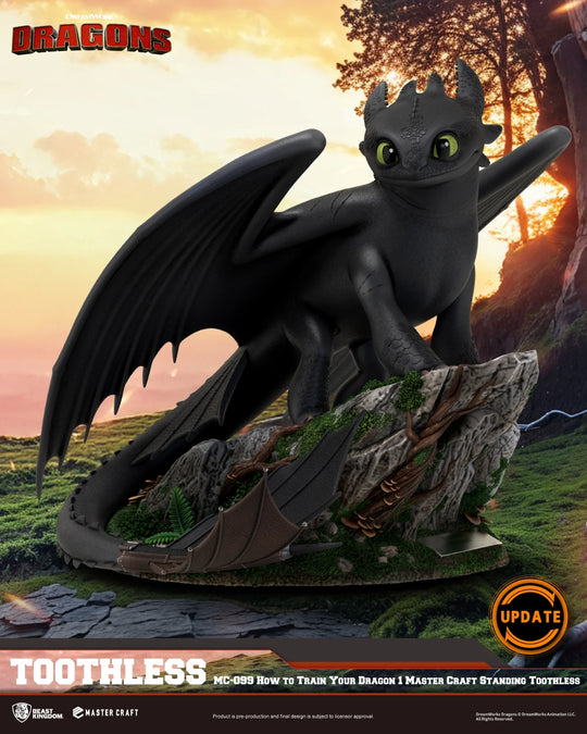 DRAGON - Toothless - Statuette Master Craft 31cm