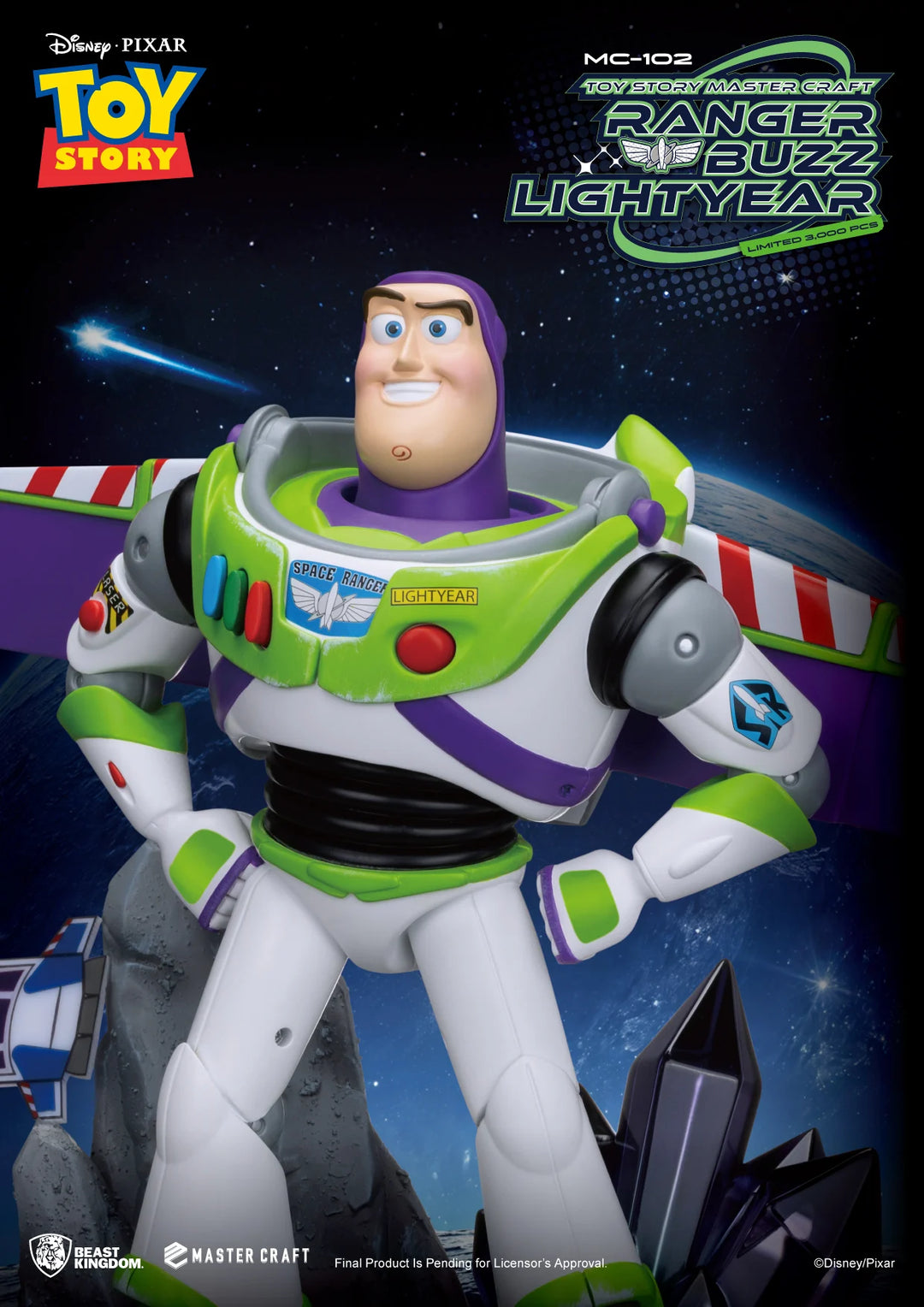 DISNEY - Toy Story Ranger Buzz - Statuette Master Craft 33 cm