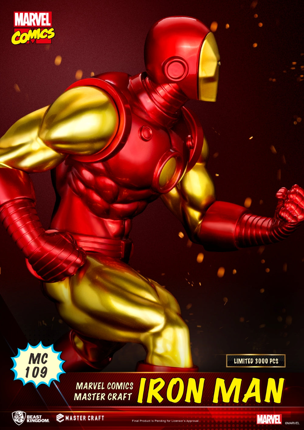 MARVEL - Iron Man "Comics" - Statue Master Craft 29.9cm