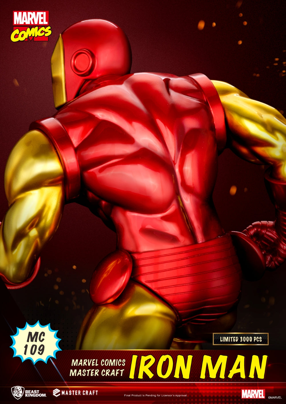 MARVEL - Iron Man "Comics" - Statue Master Craft 29.9cm