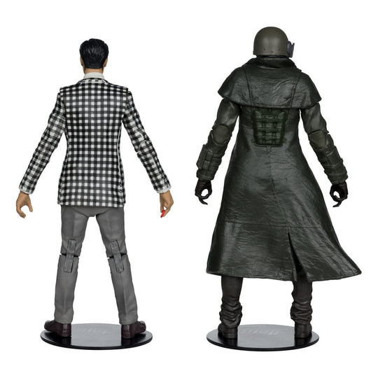 FALLOUT NEW VEGAS - Riot Ranger Armor & Benny - 2 Figure Set 18cm