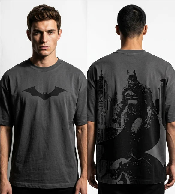 DC - Dark Knight in Town - Oversize T-Shirt Men (L)