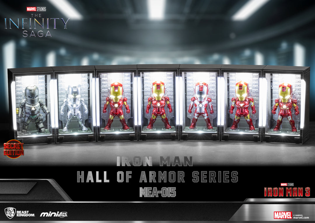 IRON MAN - Hall of Armor Series - 6 Figure set 8cm