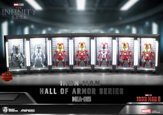 IRON MAN - Hall of Armor Series - 6 Figure set 8cm