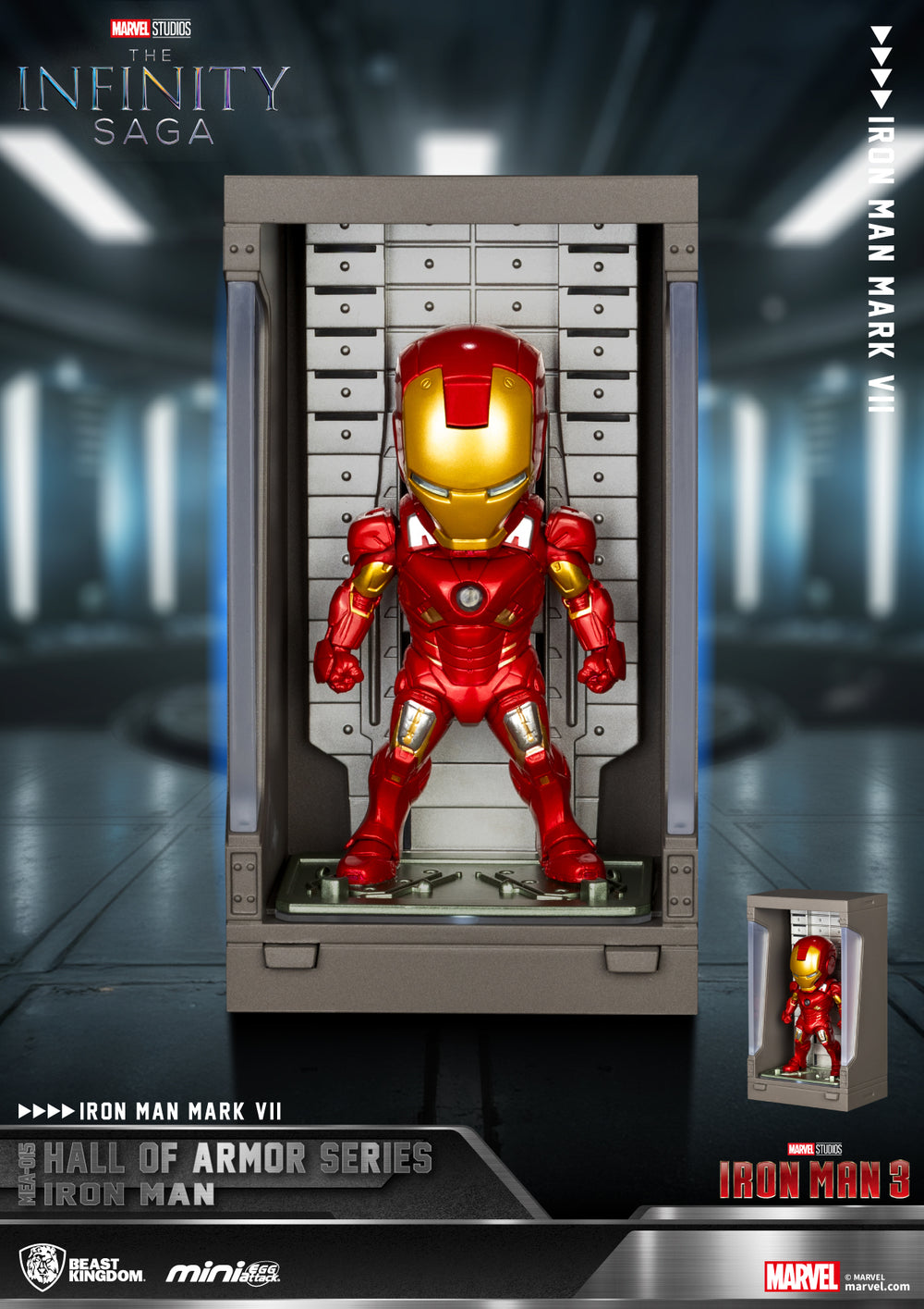 IRON MAN - Hall of Armor Series - 6 Figure set 8cm
