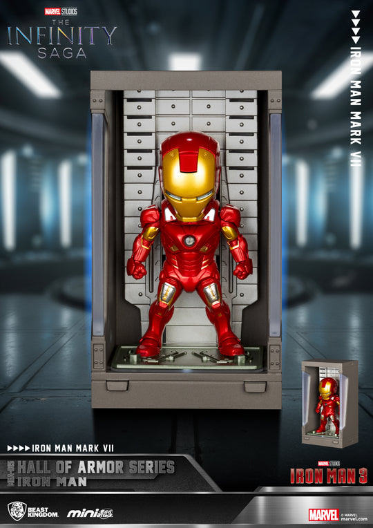 IRON MAN - Hall of Armor Series - 6 Figure set 8cm