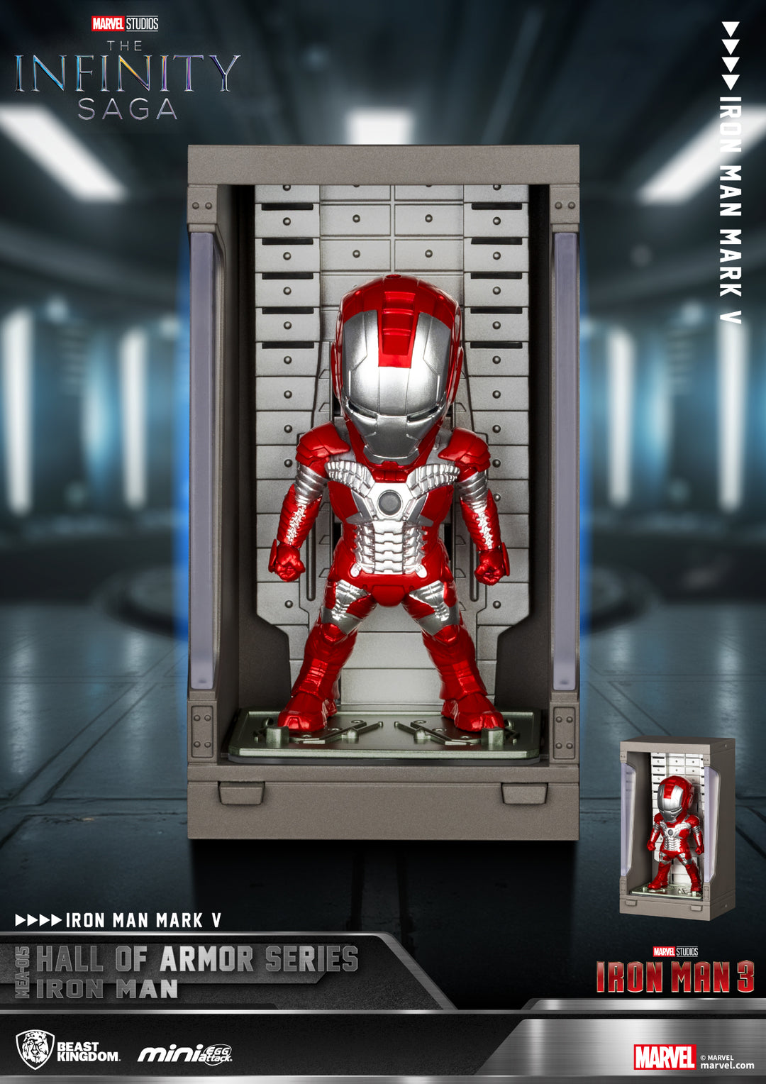 IRON MAN - Hall of Armor Series - 6 Figure set 8cm