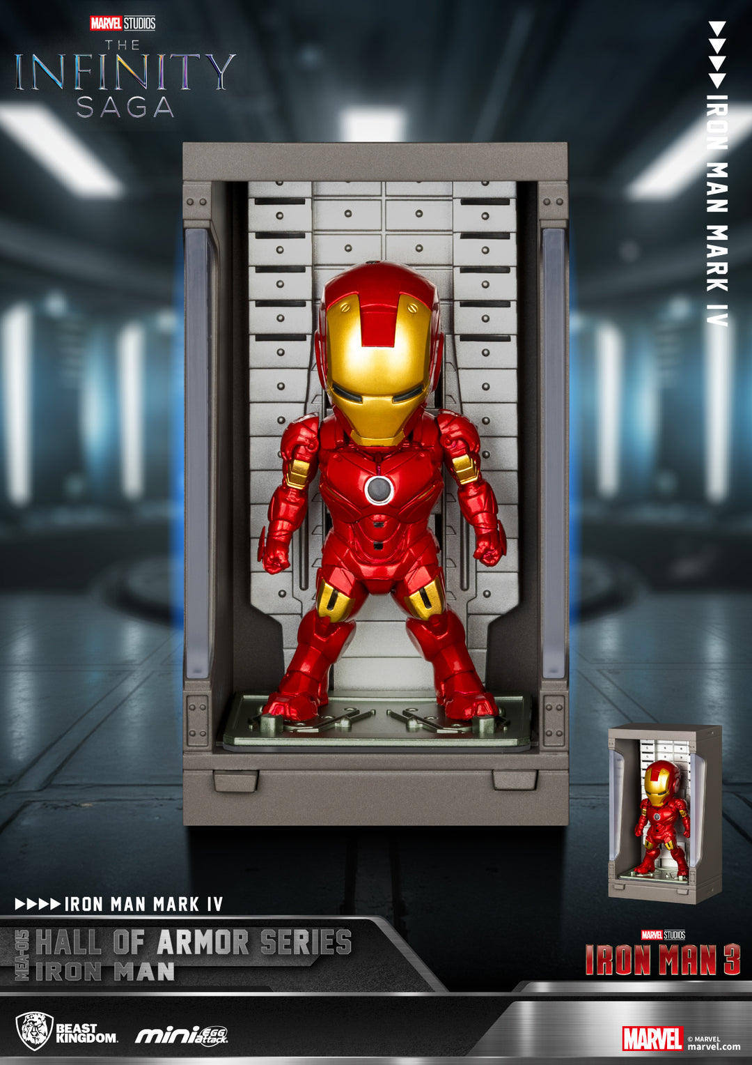 IRON MAN - Hall of Armor Series - 6 Figure set 8cm